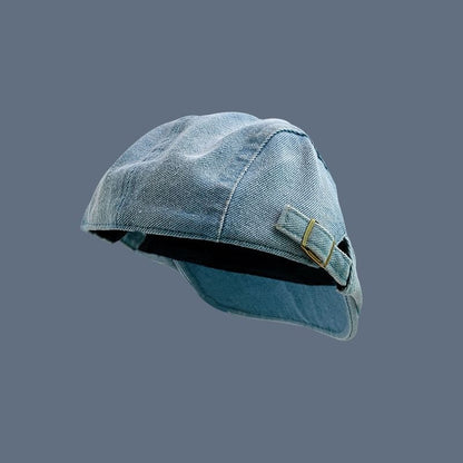 Cap Flat Denim Washed