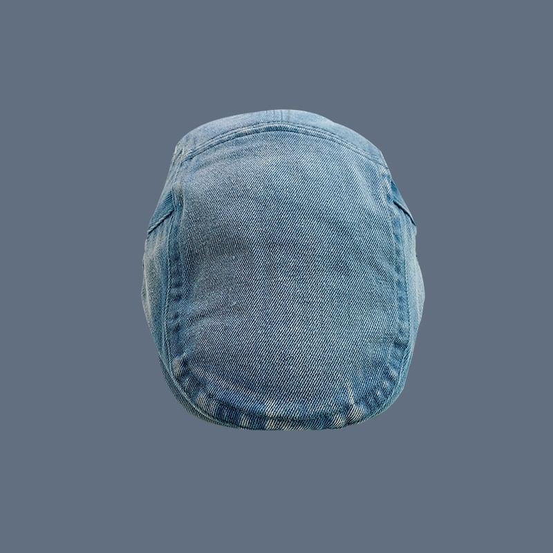 Cap Flat Denim Washed
