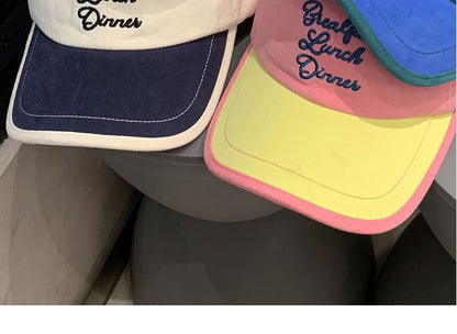 Two Baseball Embroidered Tone Cap Lettering