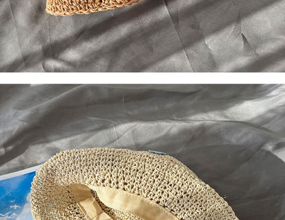 Accent Floral Bucket Straw Hat