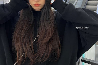 Applique Lettering Cat Ear Beanie Knit