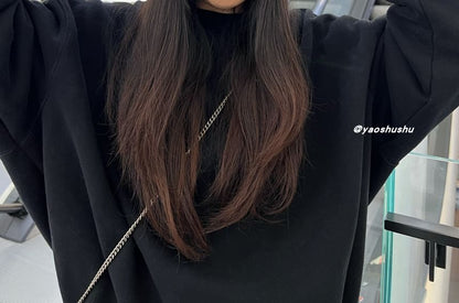 Applique Lettering Cat Ear Beanie Knit