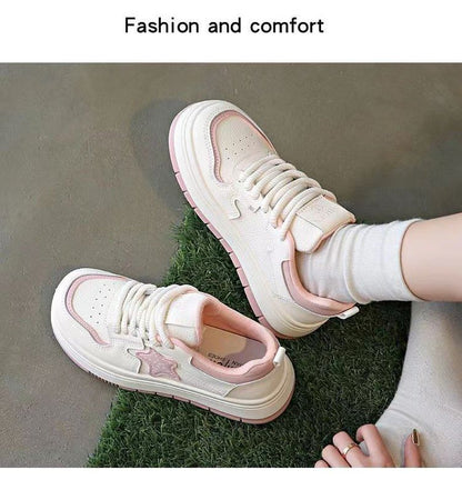 Star Applique Platform Sneakers