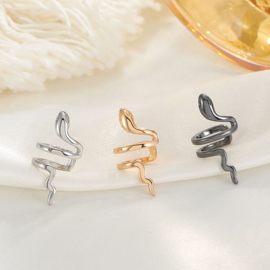 Alloy Cuff Ear Snake