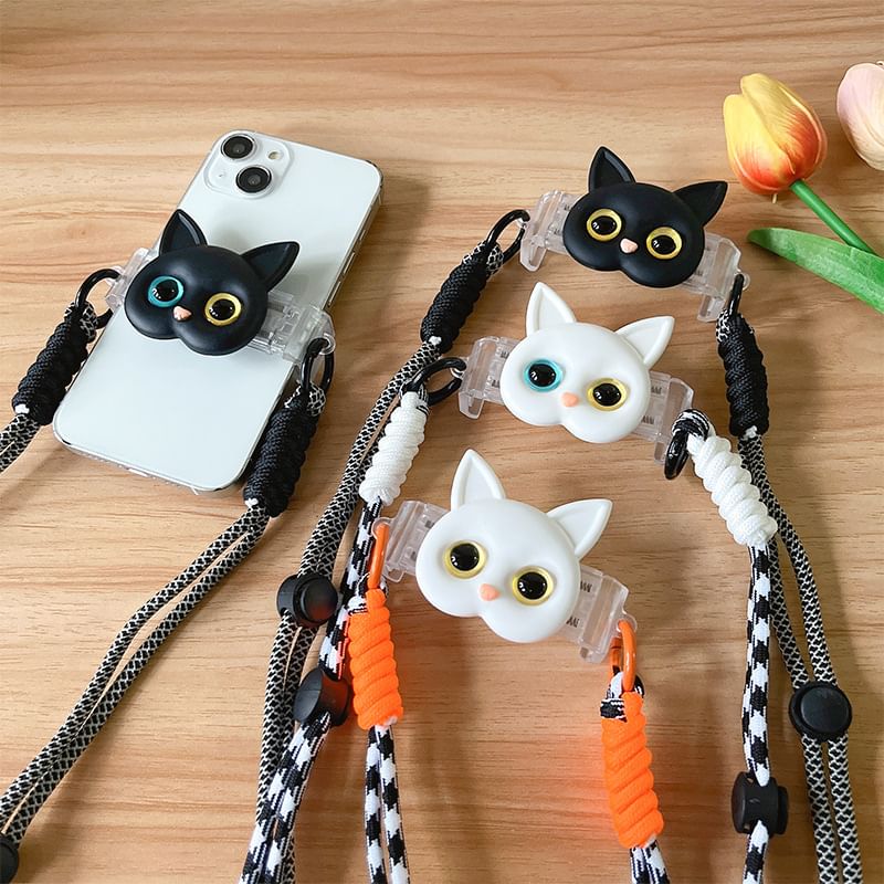 Clip Set Animal Designs) Phone Lanyard / (Various