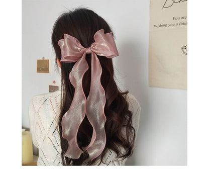 Bow Mesh Hair Clip