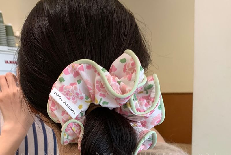 Print Fabric Scrunchie (Various Designs)