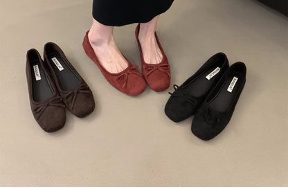 Ribbon Balletcore Flats