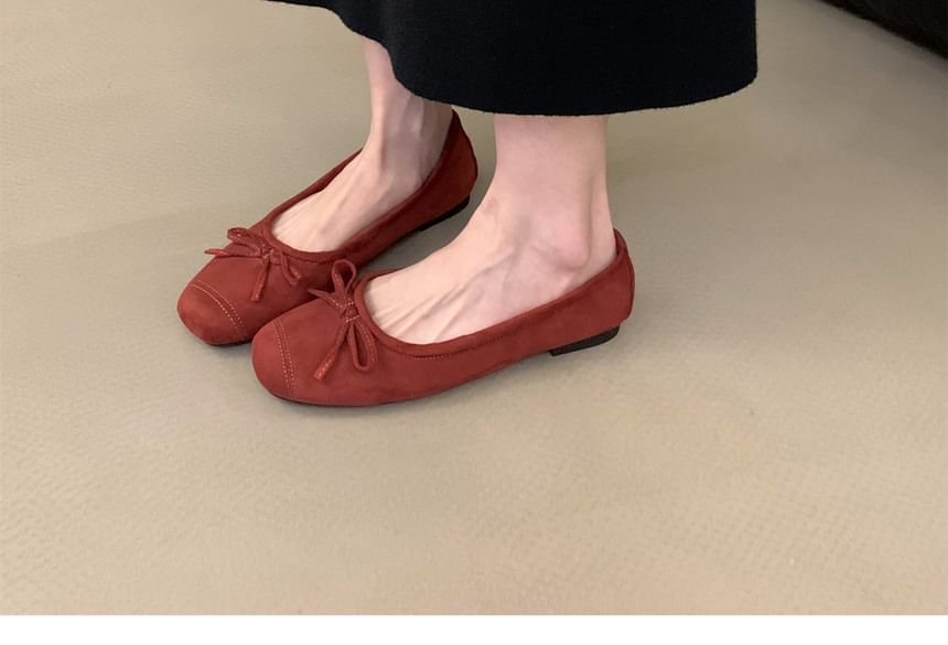 Ribbon Balletcore Flats