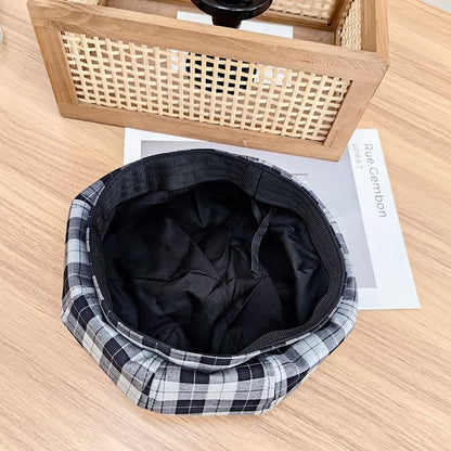 Plaid Hat Beret