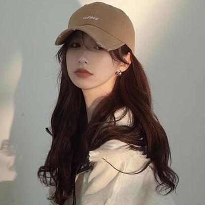 Embroidered Baseball Distressed Cap Lettering