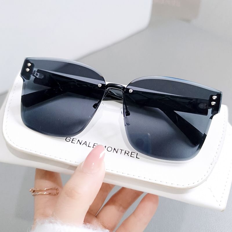 Square Frameless Sunglasses