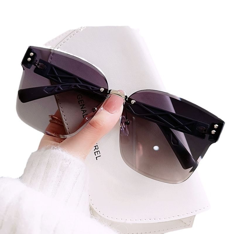 Square Frameless Sunglasses