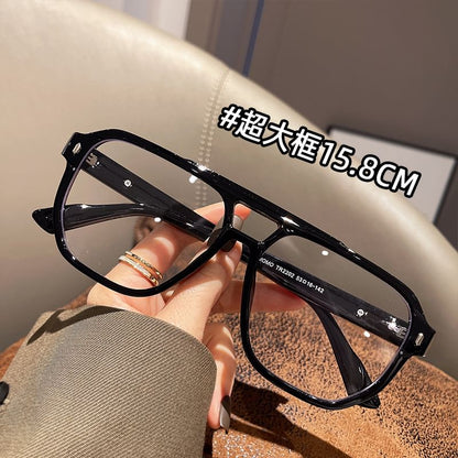 Frame Blocking Square Light Blue Glasses