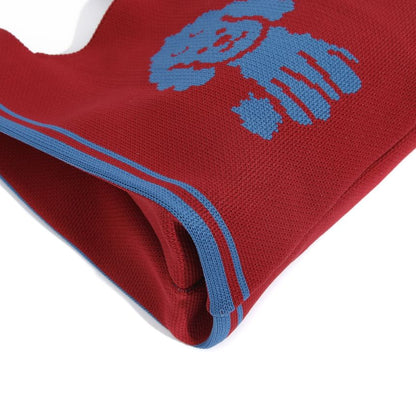 Tote Dog Bag Jacquard Knit