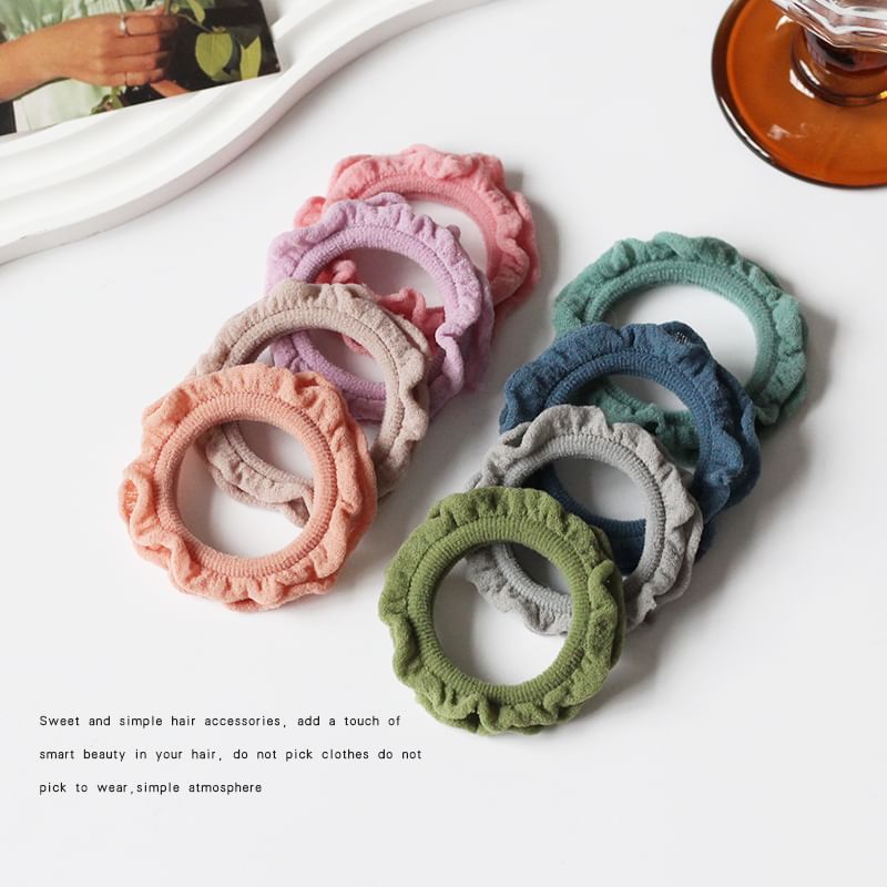 Set of 4: Plain Hair Tie