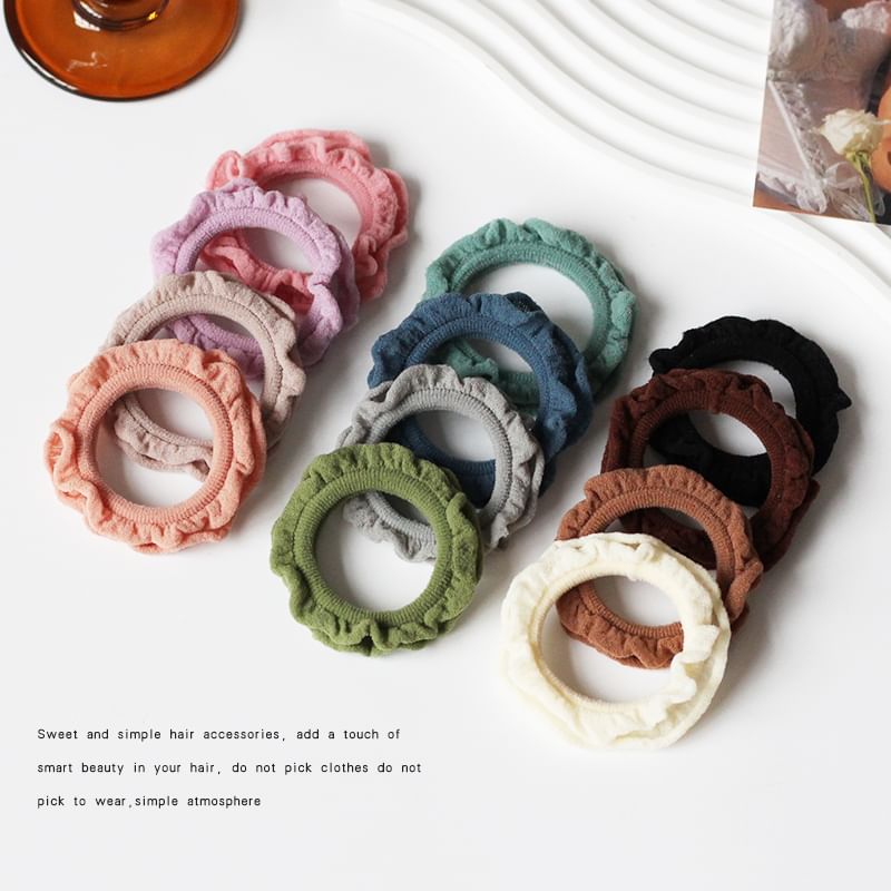 Set of 4: Plain Hair Tie