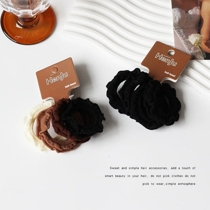 Set of 4: Plain Hair Tie