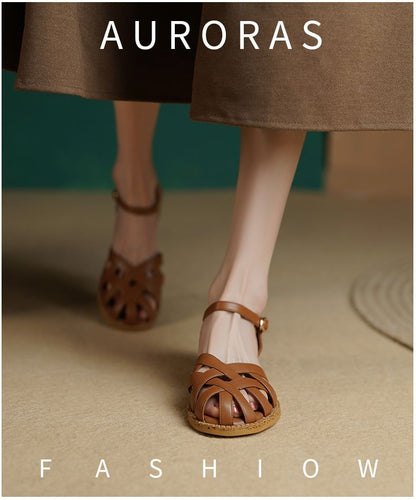 Sandals Heel Cutout Low