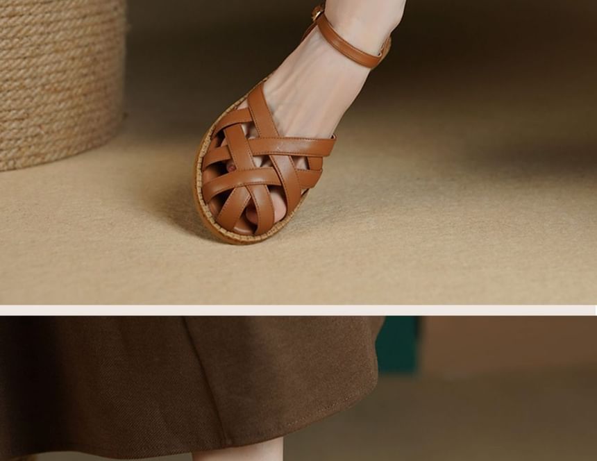 Sandals Heel Cutout Low