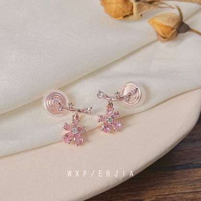 Cuff Floral Ear Rhinestone Alloy