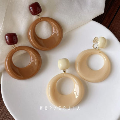 Earring Resin Hoop Drop