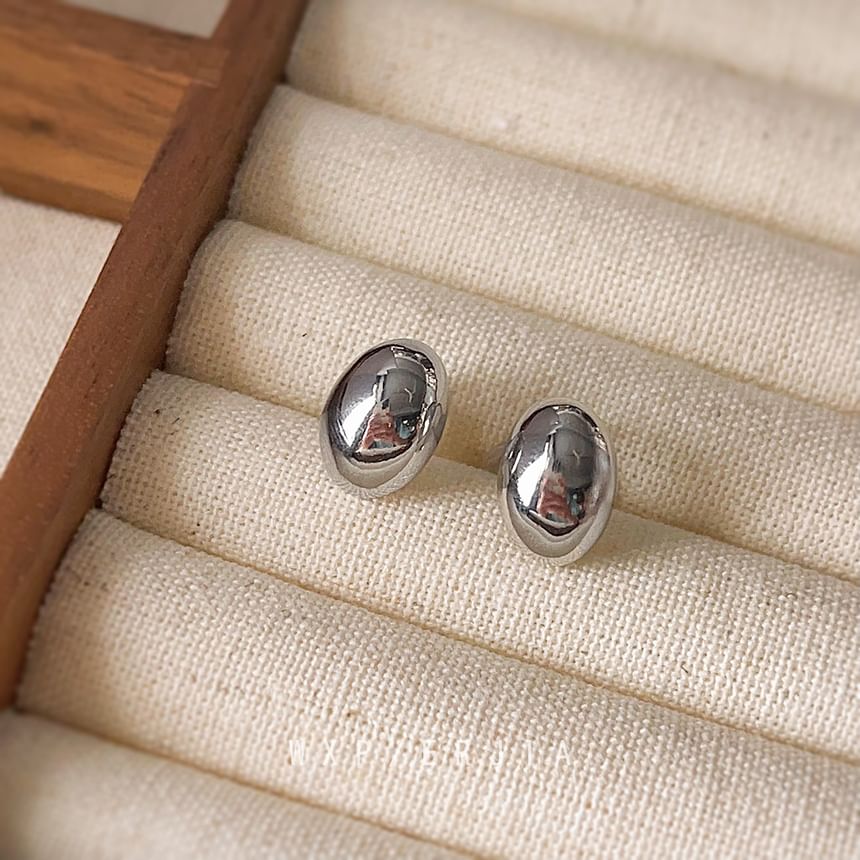 Alloy Polished Bead Ear Cuff
