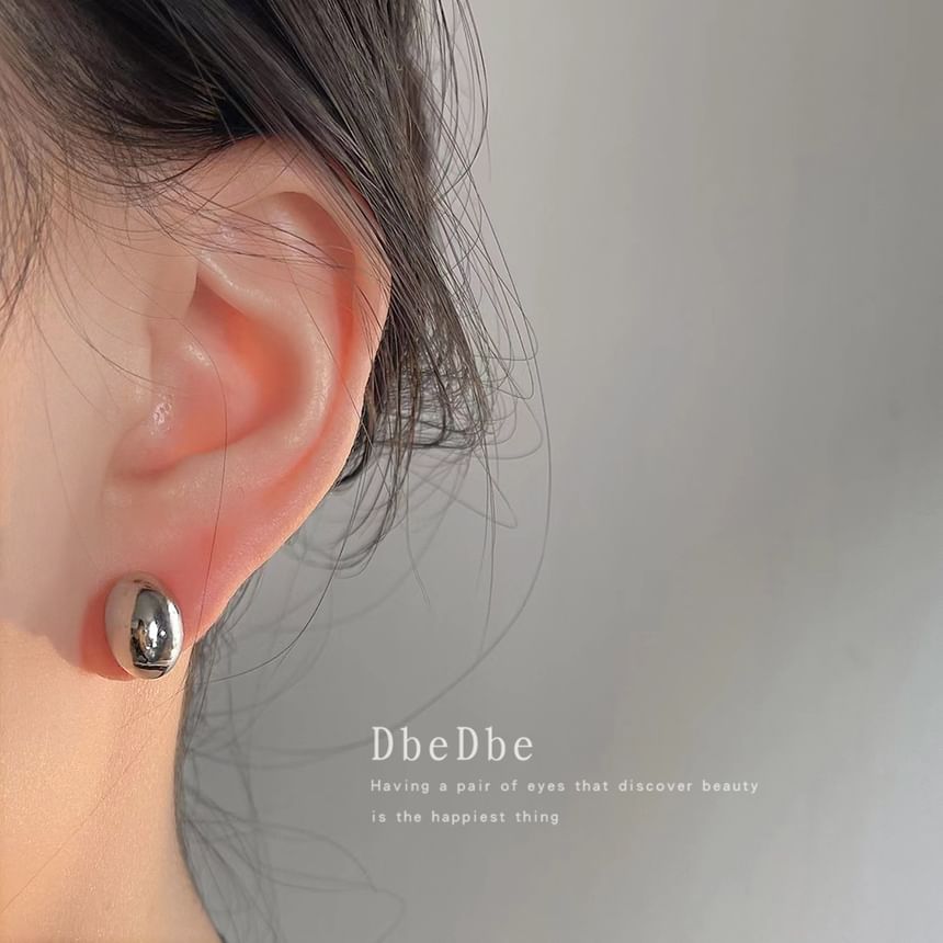 Alloy Polished Bead Ear Cuff