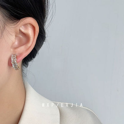 Cuff Ear Rhinestone Alloy