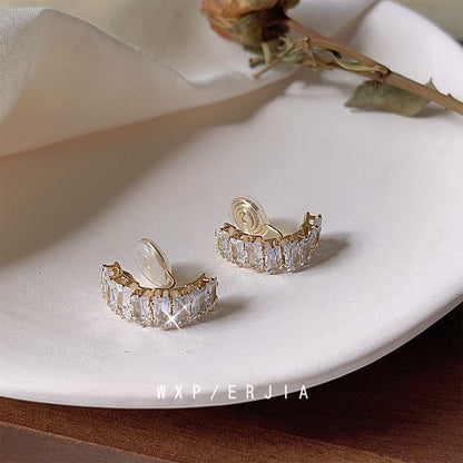 Cuff Ear Rhinestone Alloy