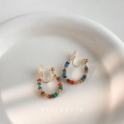 Ear Cuff Bead Alloy Hoop