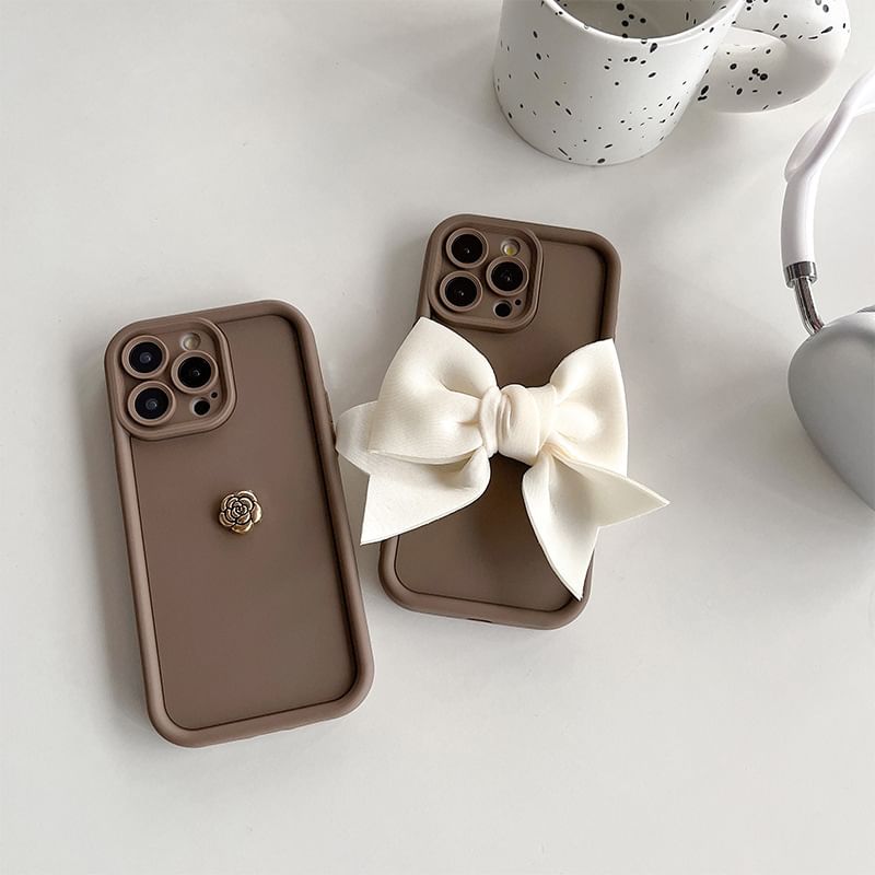 Bow Case Floral Phone /