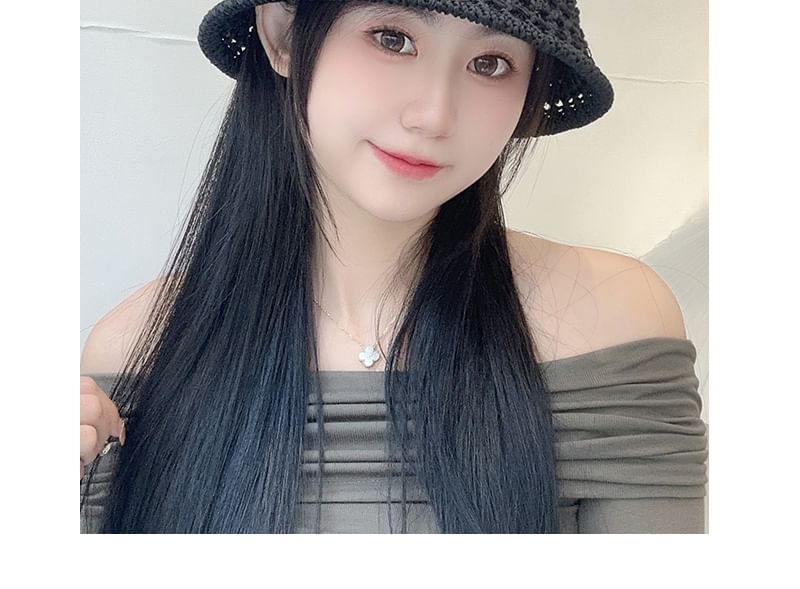 Straw Foldable Hat Bucket