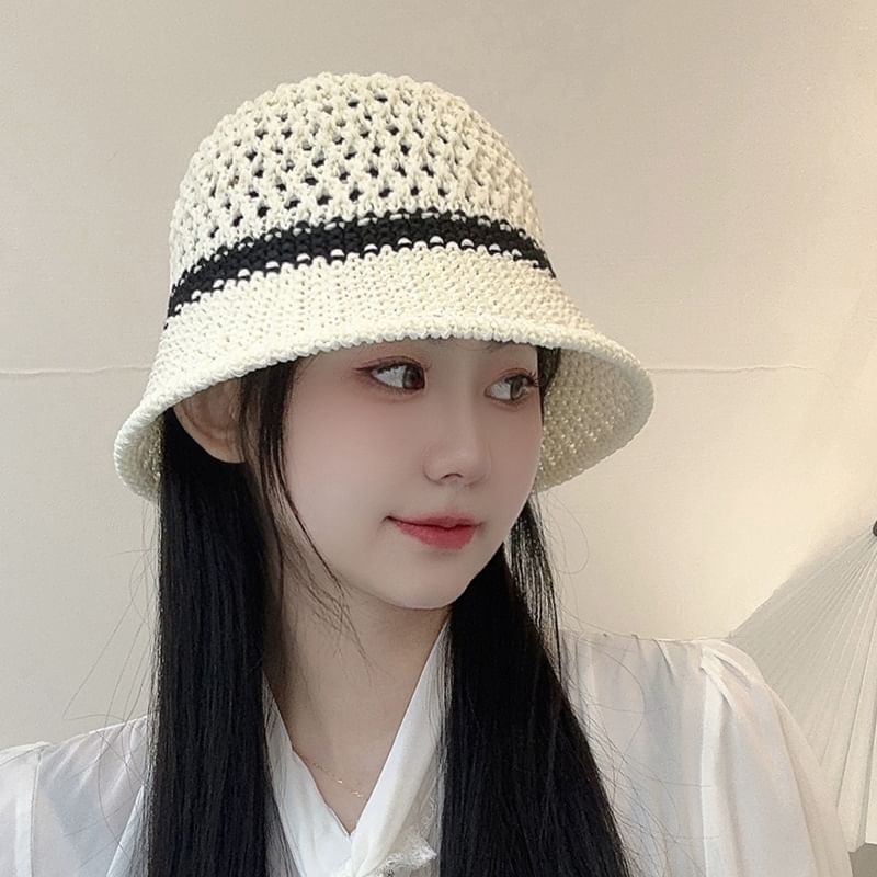 Foldable Bucket Hat Straw