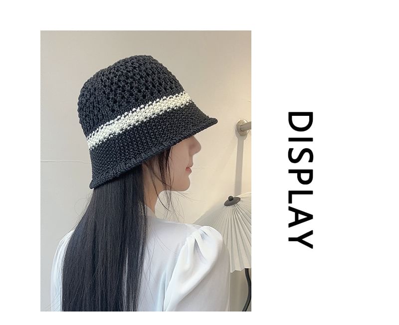 Foldable Bucket Hat Straw