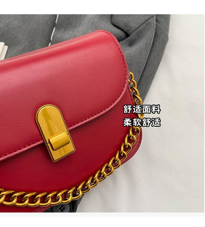 Chained Flap Crossbody Bag