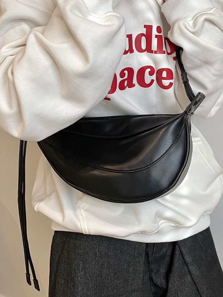 Faux Leather Waist Bag