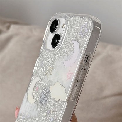 Moon Cloud Phone Case - iPhone 15 Pro Max / 15 Pro / 15 / 14 Pro Max / 14 Pro / 14 / 13 Pro Max / 13 Pro / 13 / 12 Pro Max / 12 Pro / 12 / 11