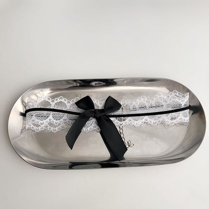 Lace Choker Bow