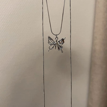Pendant Necklace Butterfly