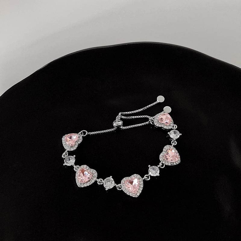 Heart Bracelet Rhinestone
