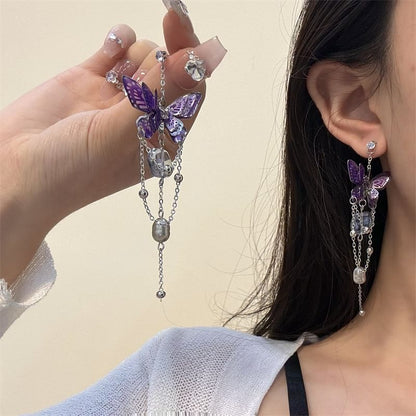 Earring Drop Butterfly