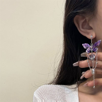 Earring Drop Butterfly