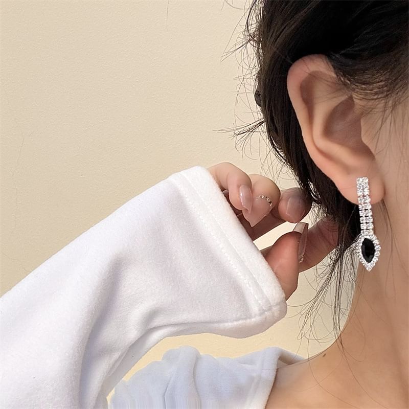 Necklace Rhinestone / Pendant Drop Earring