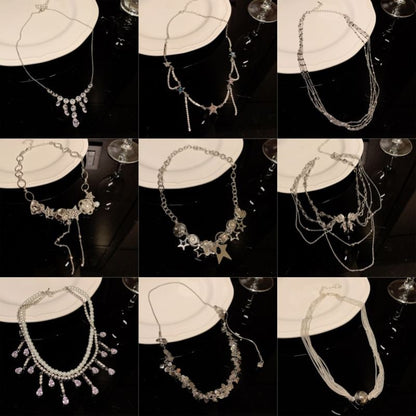 Pendant Alloy Choker (Various Designs)