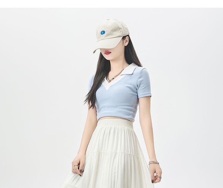 Plain Skirt High Waist Maxi A-Line