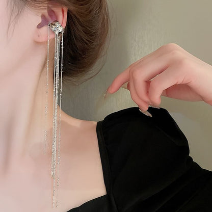 Ear Cuff Fringed Alloy