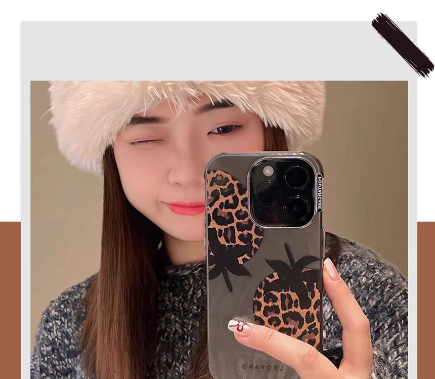 Print Case Leopard Phone