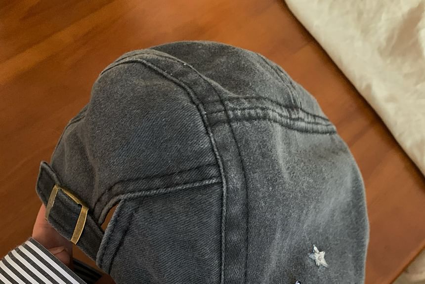 Flat Cap Star Applique