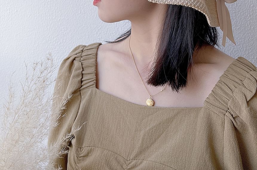 Ribbon Hat Cotton Bucket Linen